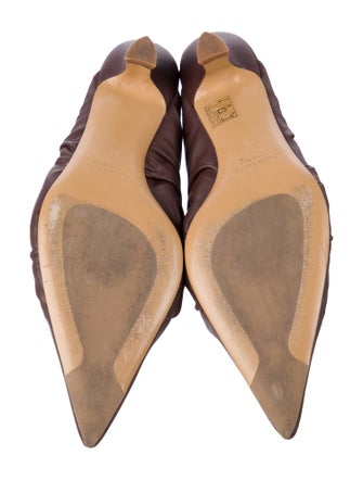 By Malene Birger Leather Bow Accents Mules