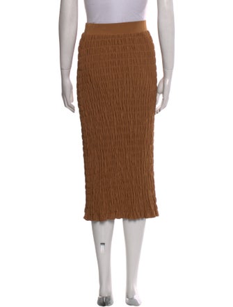 By Malene Birger Ruffle Embellishment Midi Length Skirt