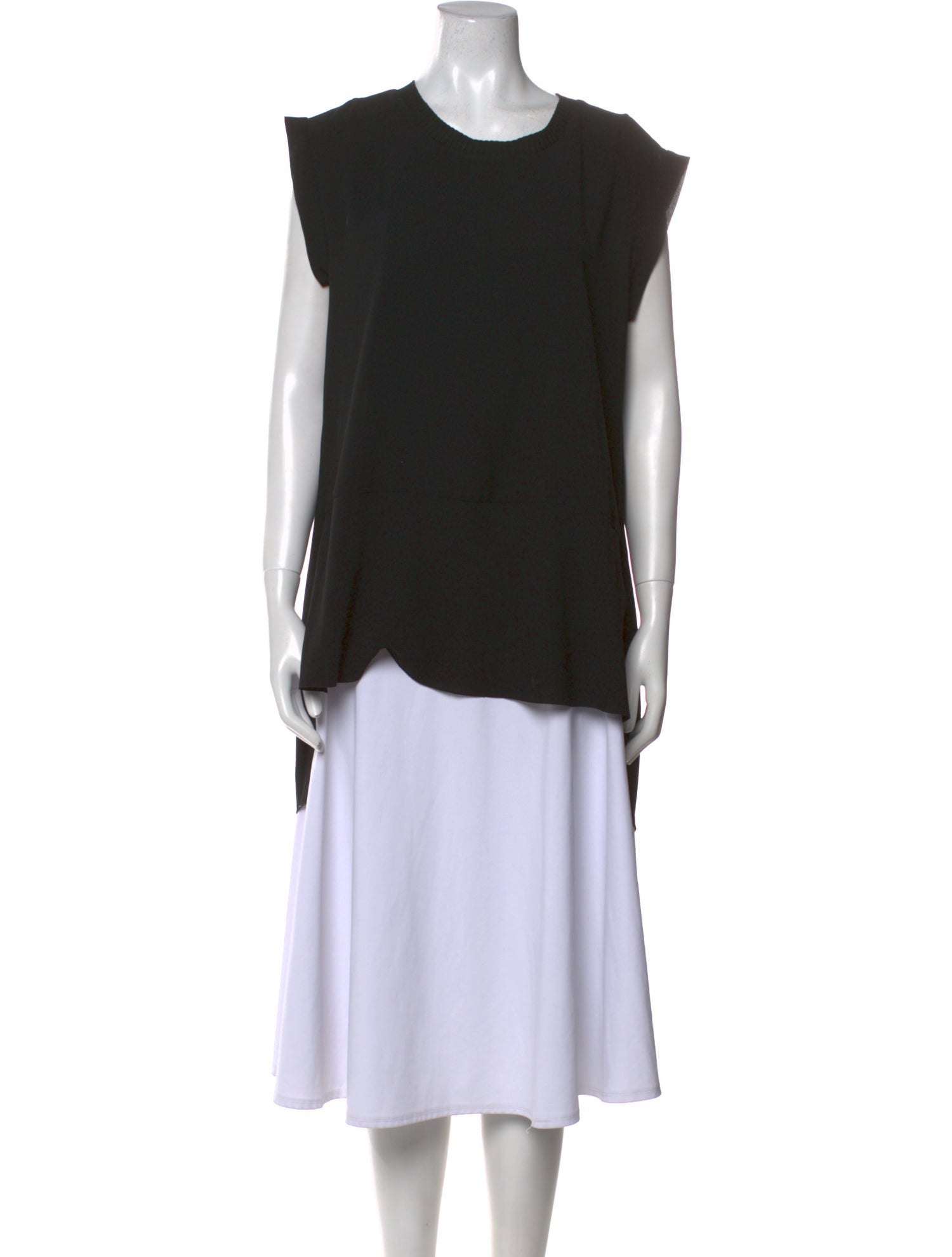 By Malene Birger Crew Neck Sleeveless Tunic