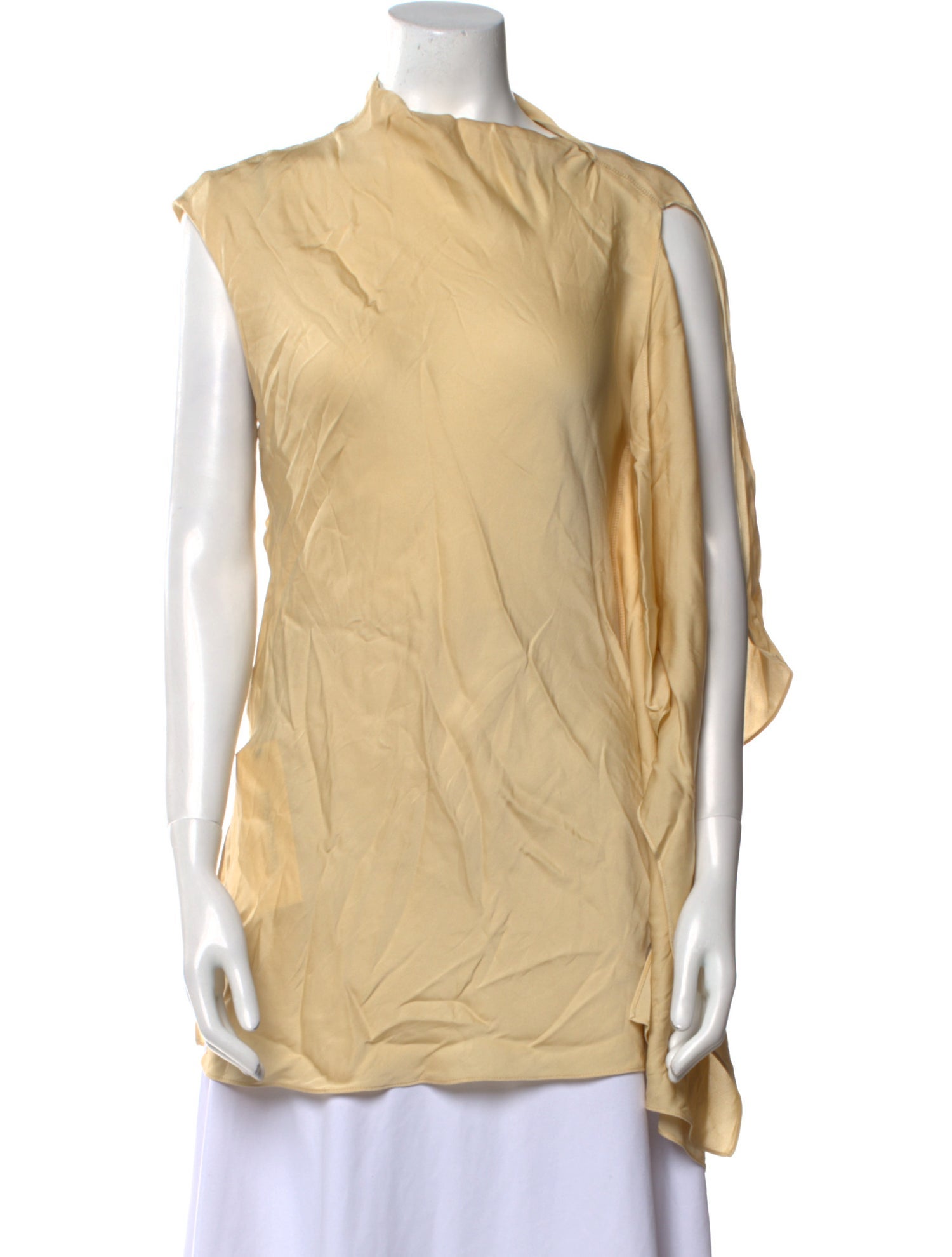 By Malene Birger Silk Mock Neck Tunic