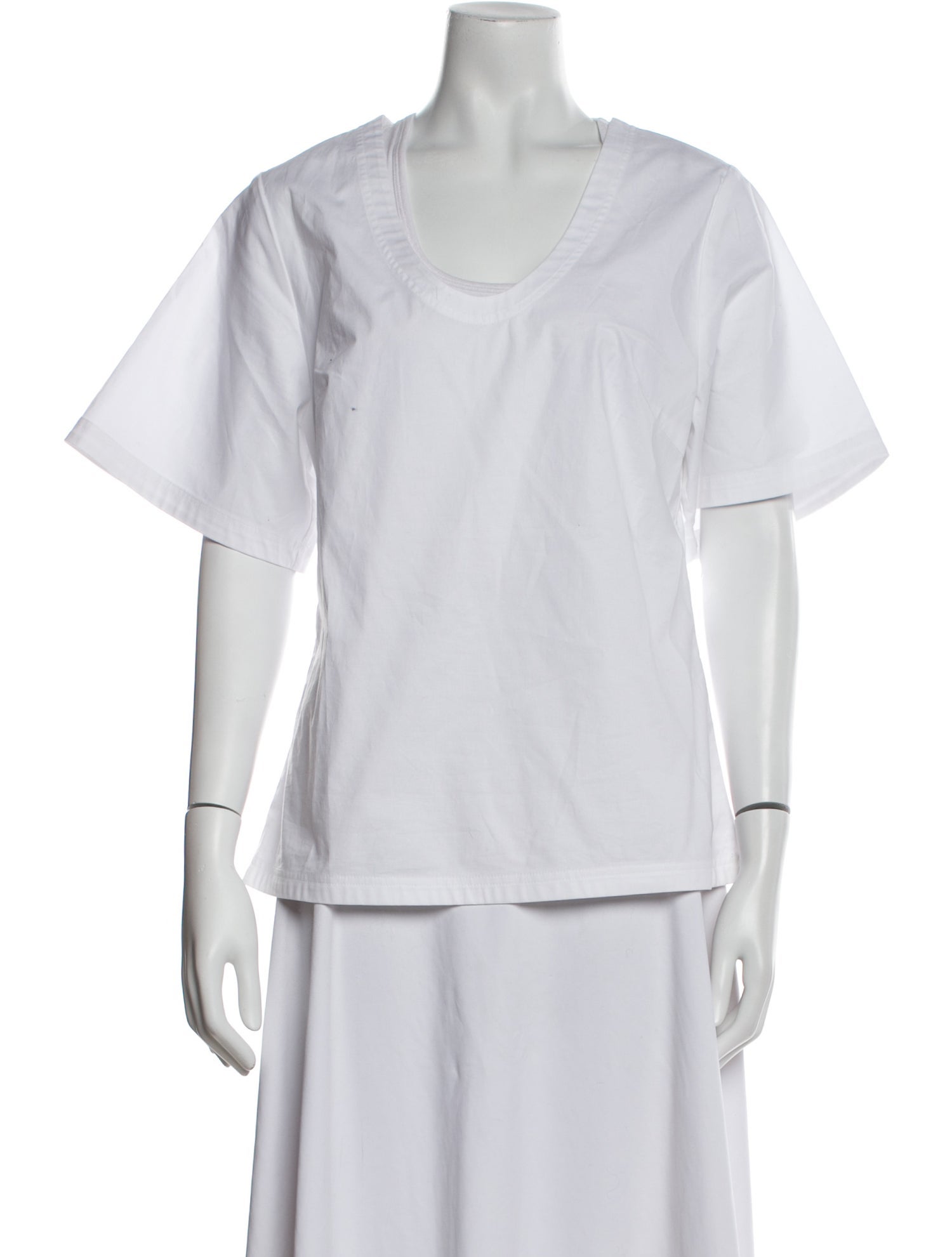 By Malene Birger Scoop Neck Short Sleeve T-Shirt