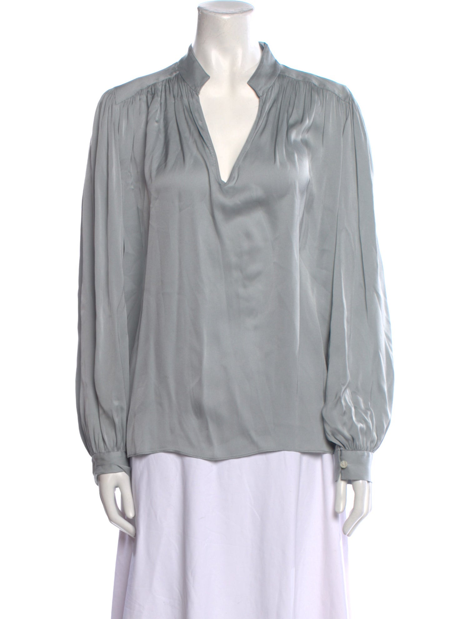 By Malene Birger V-Neck Long Sleeve Blouse