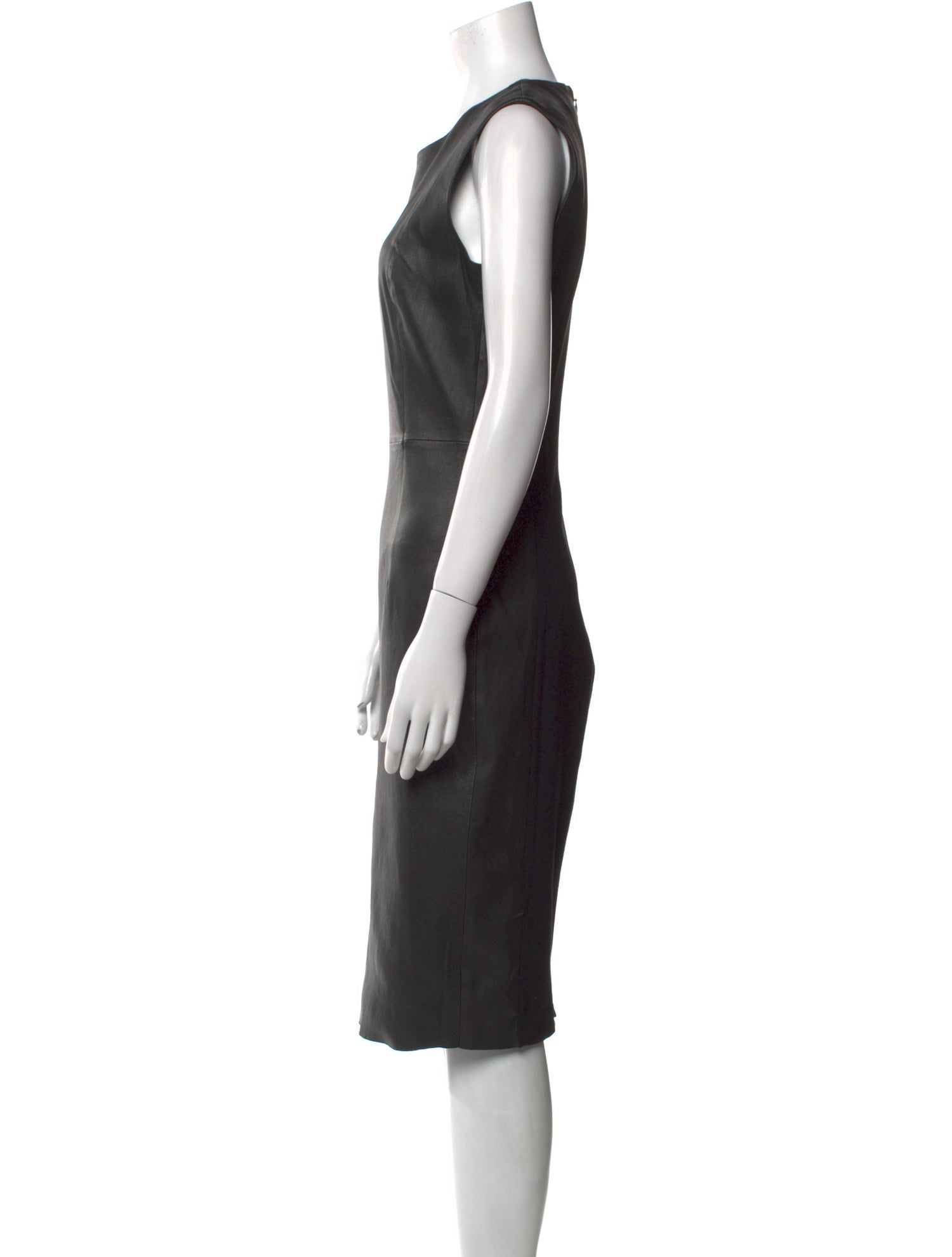 By Malene Birger Leather Midi Length Dress