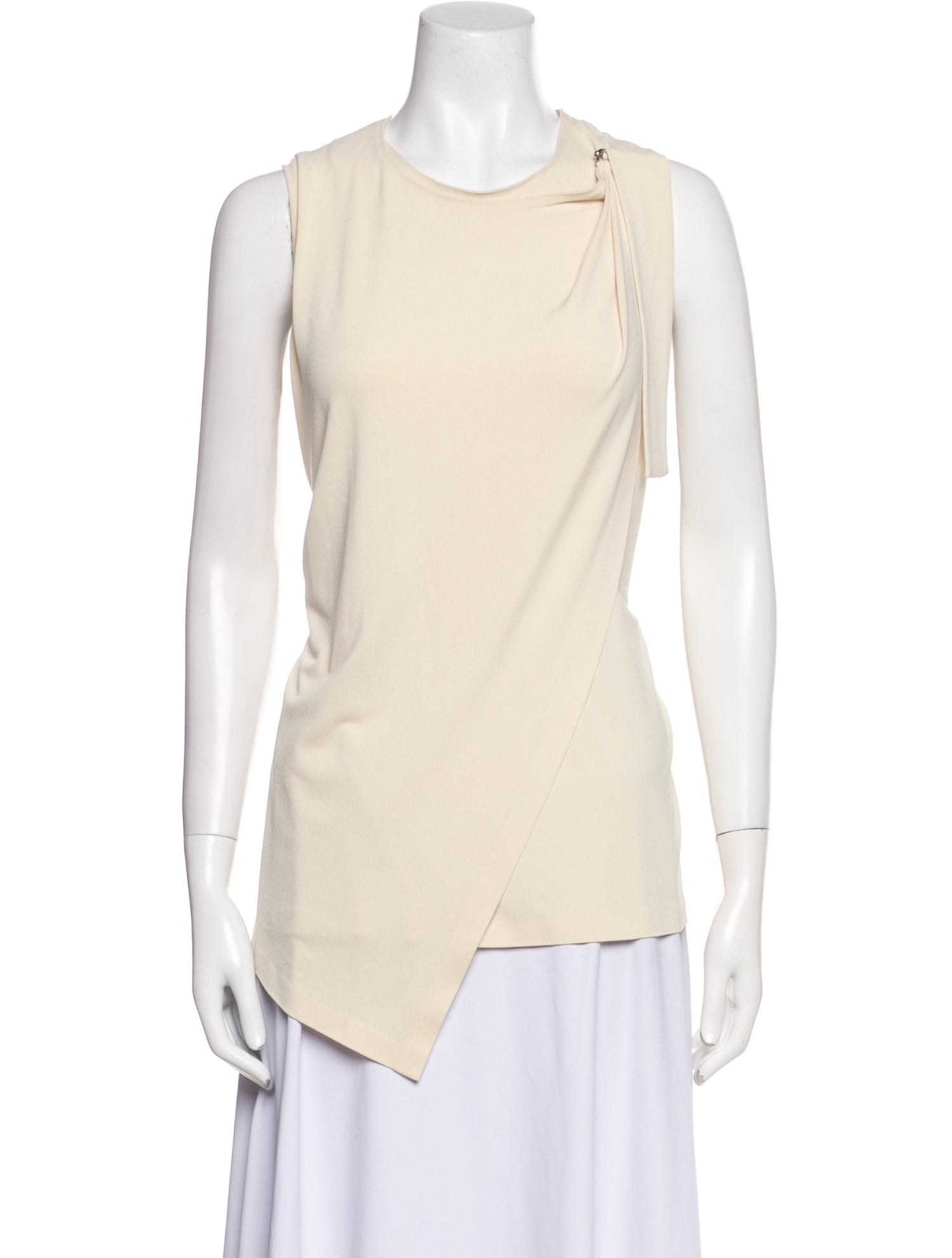 By Malene Birger Crew Neck Sleeveless Top