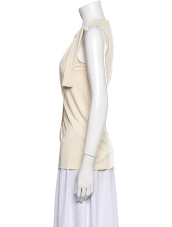 By Malene Birger Crew Neck Sleeveless Top