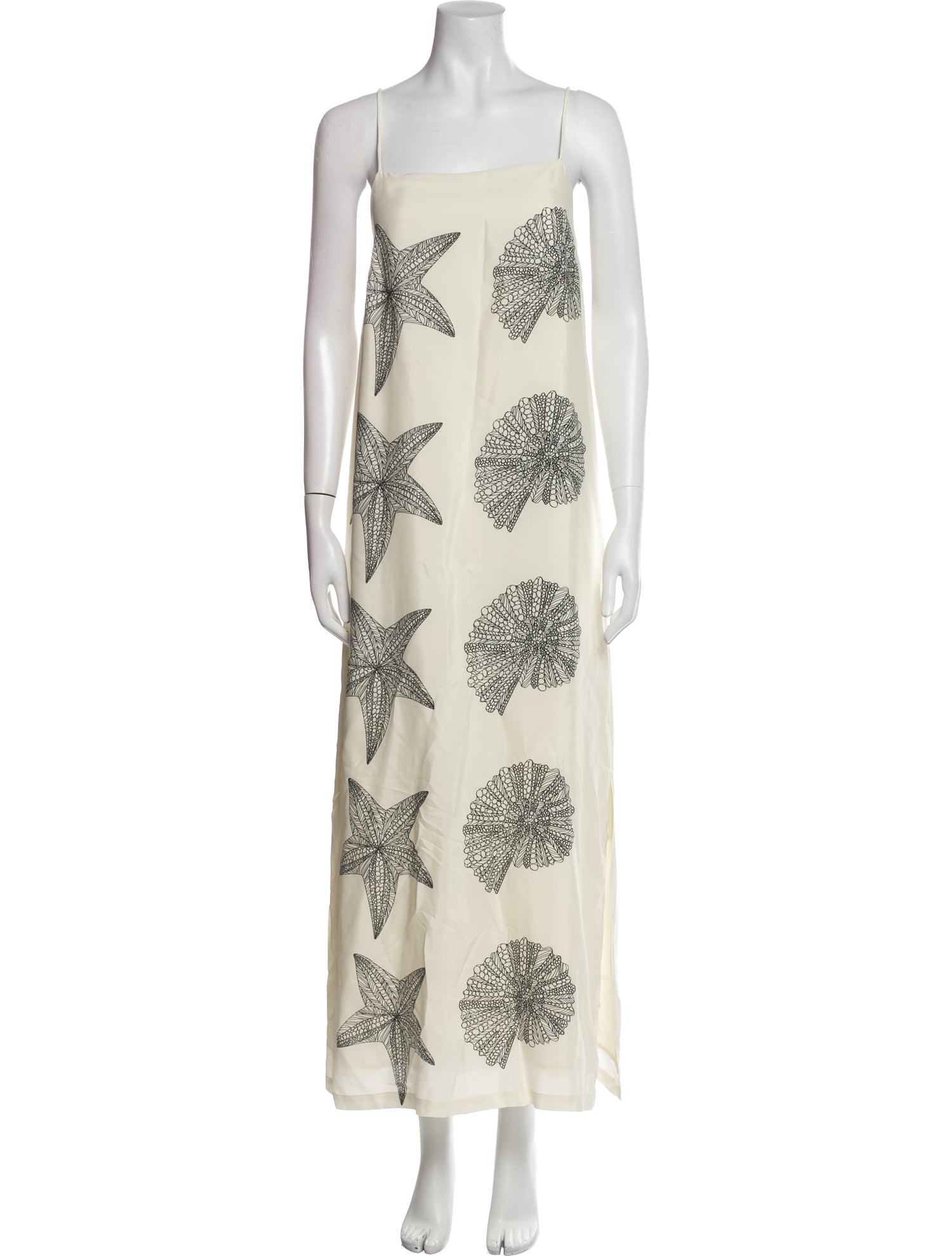 By Malene Birger Printed Knee-Length Dress