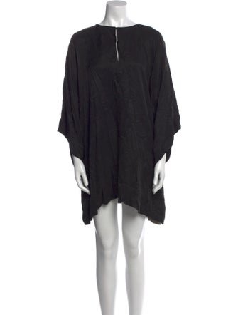 By Malene Birger Bateau Neckline Mini Dress