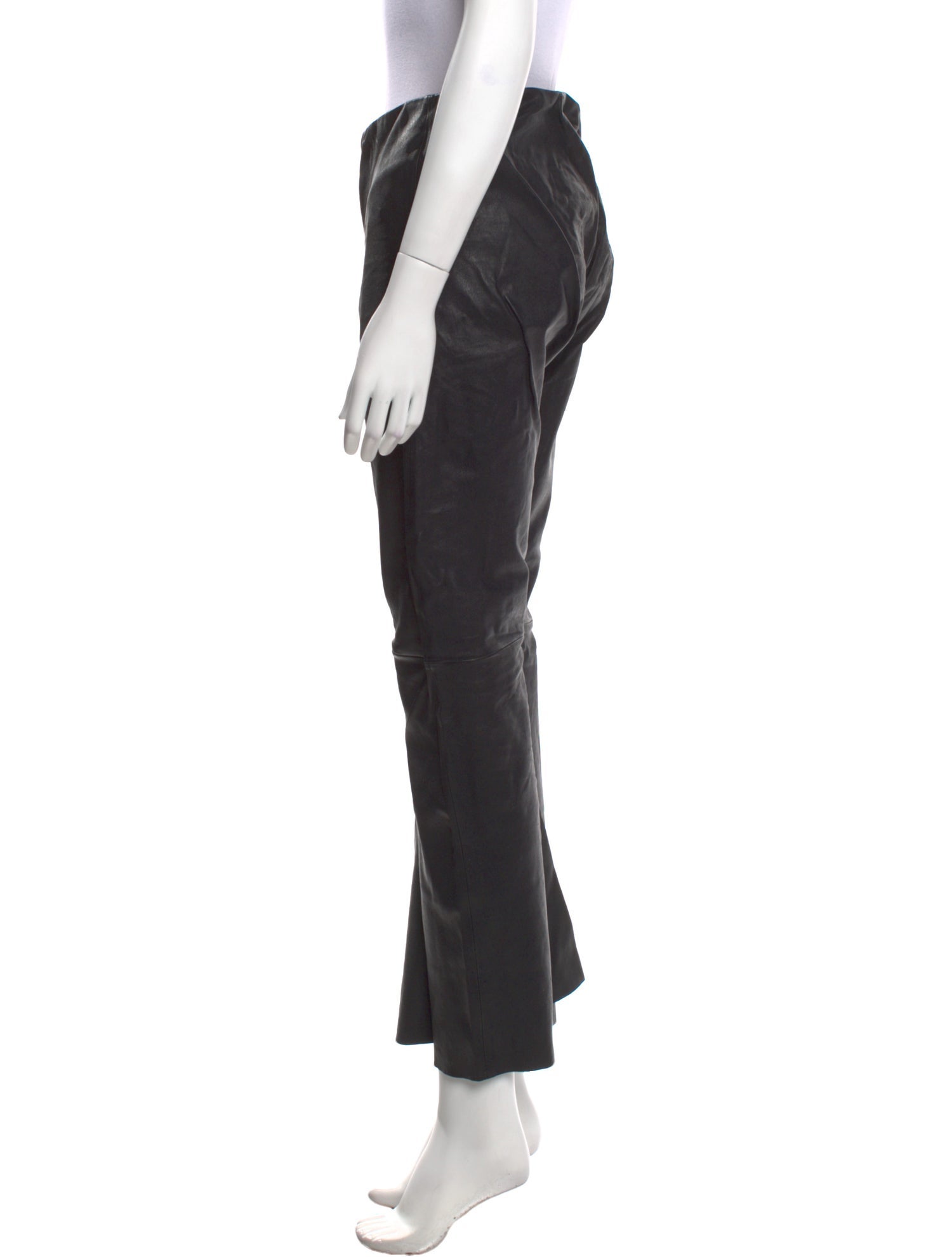 By Malene Birger Lamb Leather Wide Leg Pants