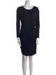 By Malene Birger Scoop Neck Mini Dress
