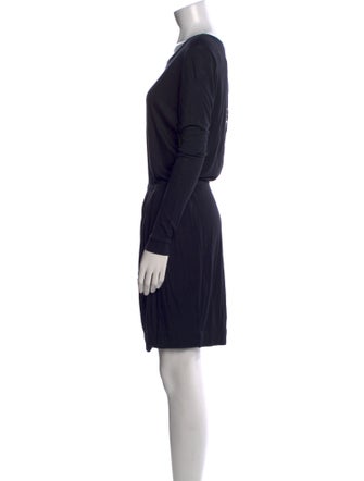 By Malene Birger Scoop Neck Mini Dress