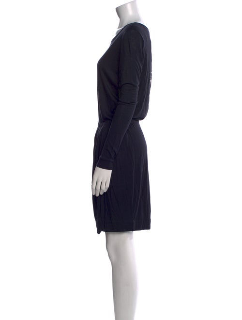 By Malene Birger Scoop Neck Mini Dress