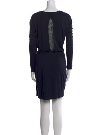 By Malene Birger Scoop Neck Mini Dress