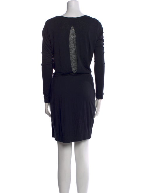 By Malene Birger Scoop Neck Mini Dress