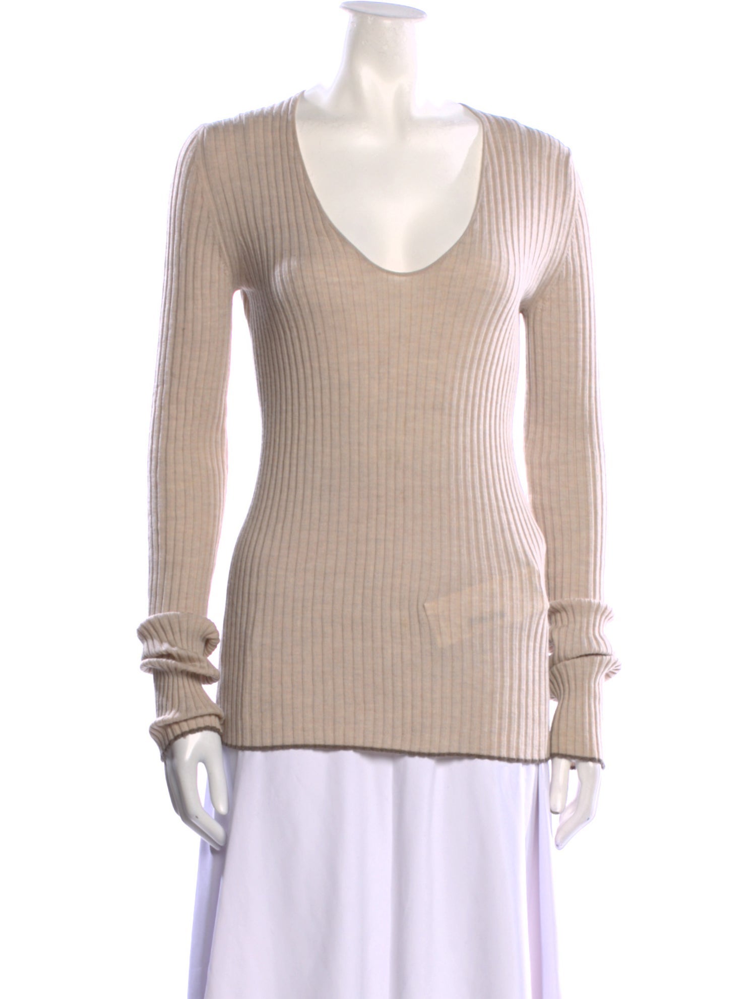 By Malene Birger Merino Wool V-Neck Sweater