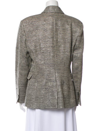 By Malene Birger Houndstooth Print Blazer