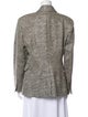 By Malene Birger Houndstooth Print Blazer