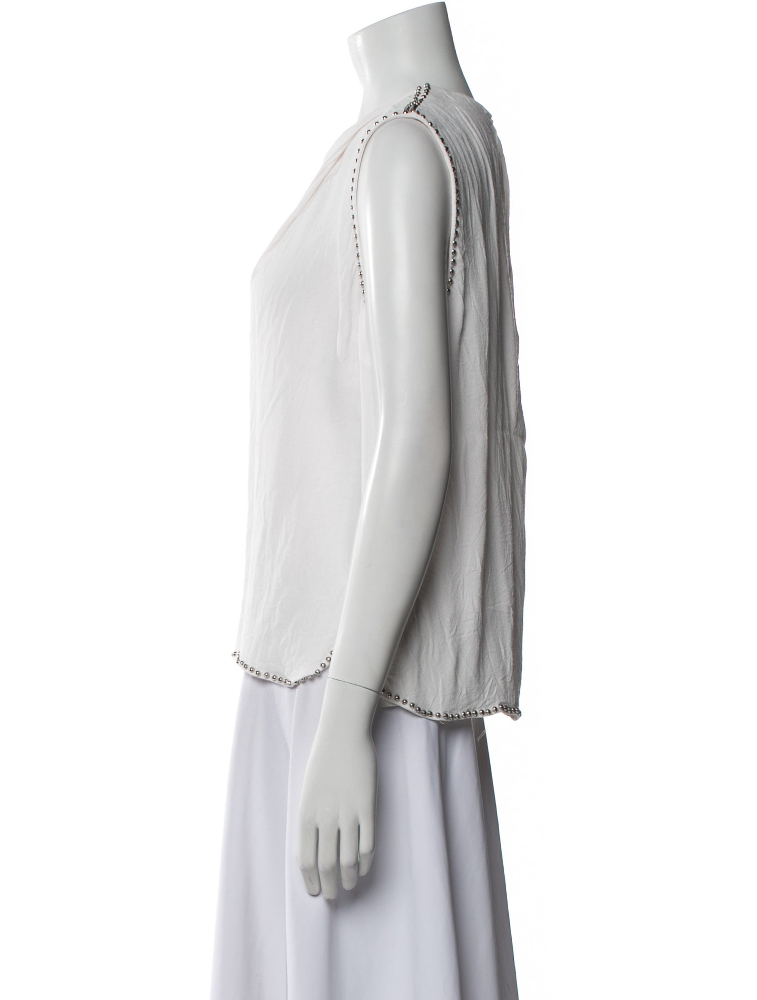 By Malene Birger Crew Neck Sleeveless Top