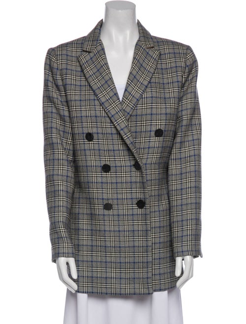 By Malene Birger Plaid Print Blazer