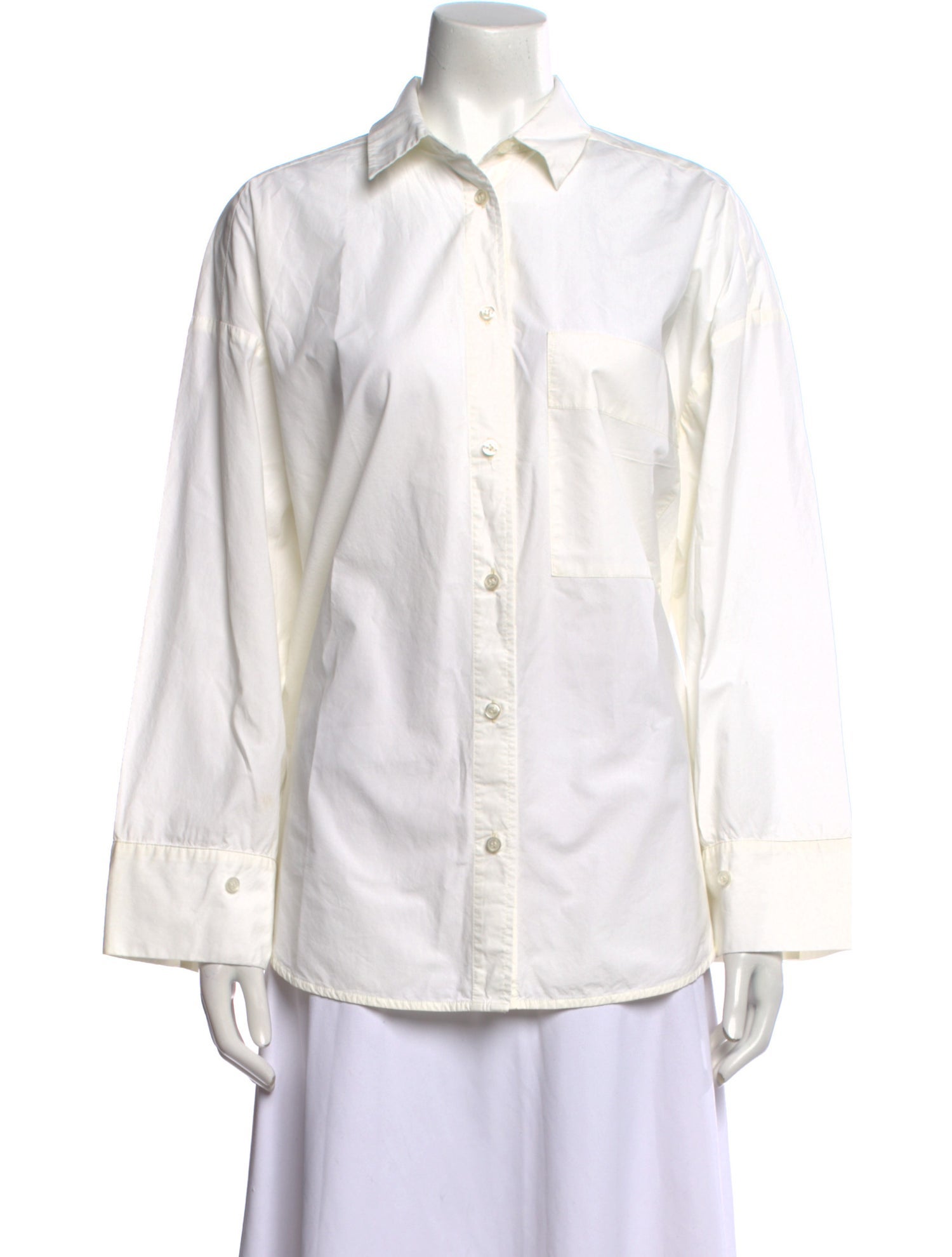 By Malene Birger Long Sleeve Button-Up Top