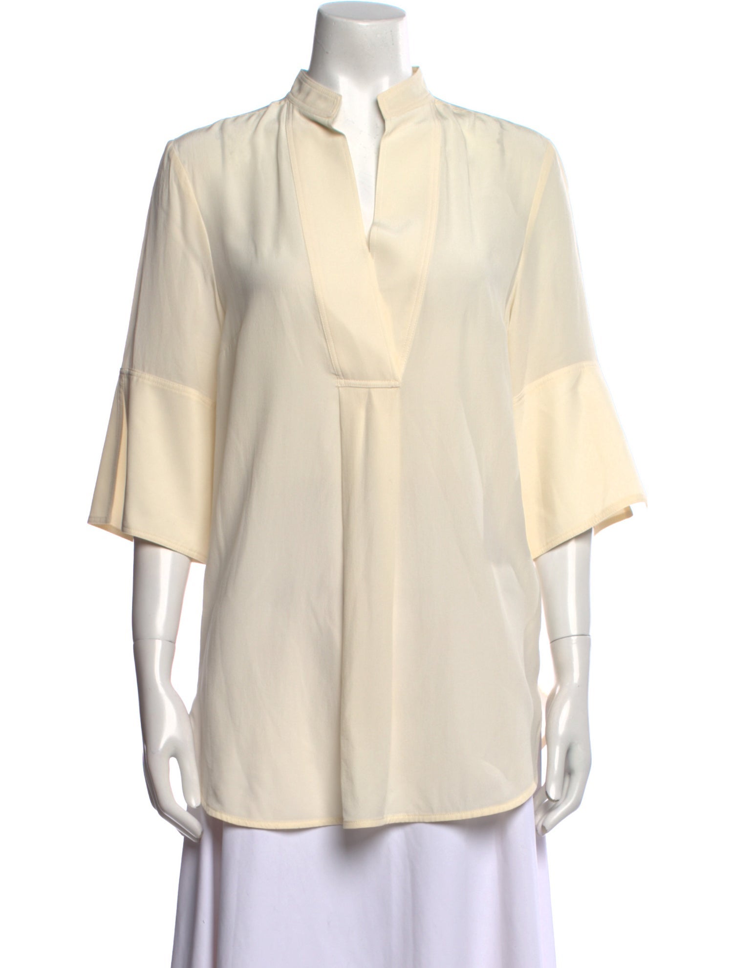 By Malene Birger Silk V-Neck Tunic