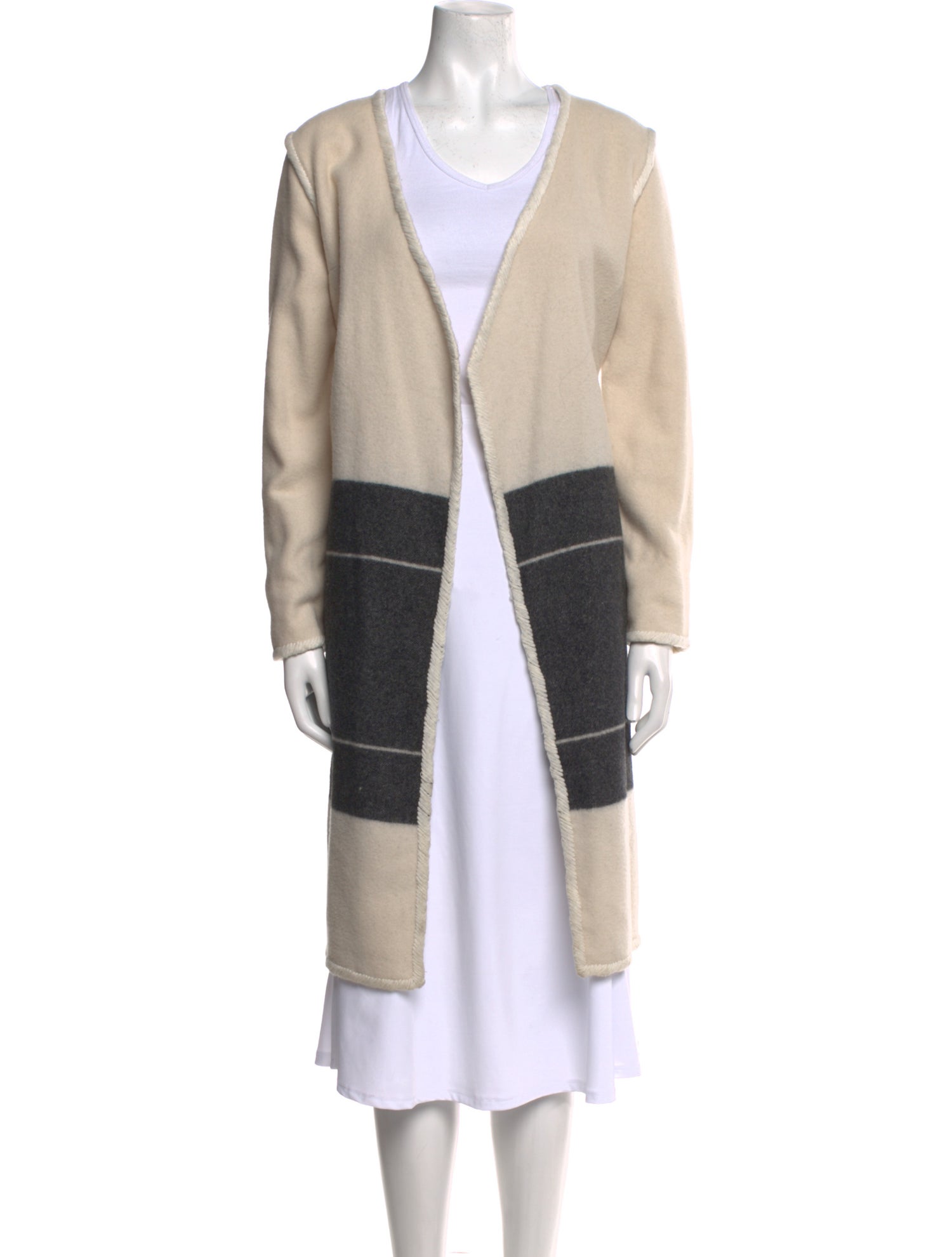 By Malene Birger Wool Colorblock Pattern Sweater