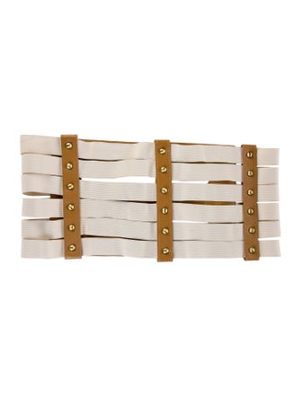 By Malene Birger Wide Leather Waist Belt