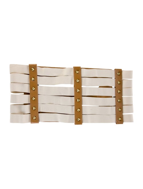 By Malene Birger Wide Leather Waist Belt