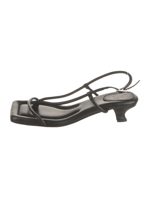 By Malene Birger Leather Slingback Sandals