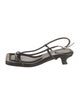 By Malene Birger Leather Slingback Sandals