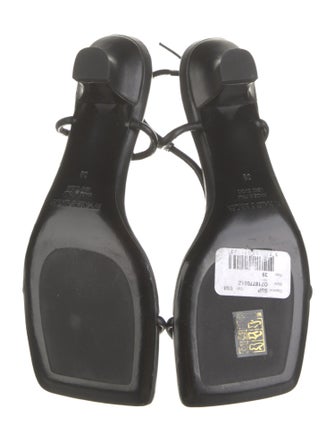 By Malene Birger Leather Slingback Sandals