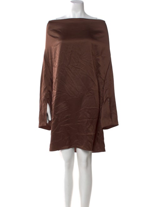 By Malene Birger Bateau Neckline Mini Dress