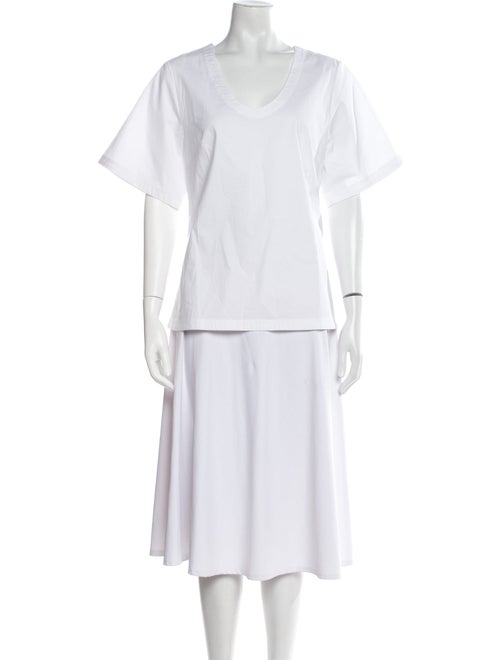 By Malene Birger Scoop Neck Short Sleeve T-Shirt