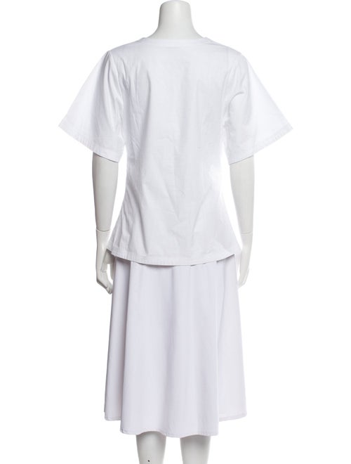 By Malene Birger Scoop Neck Short Sleeve T-Shirt