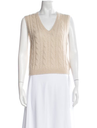 By Malene Birger Patterned V-Neck Sweater