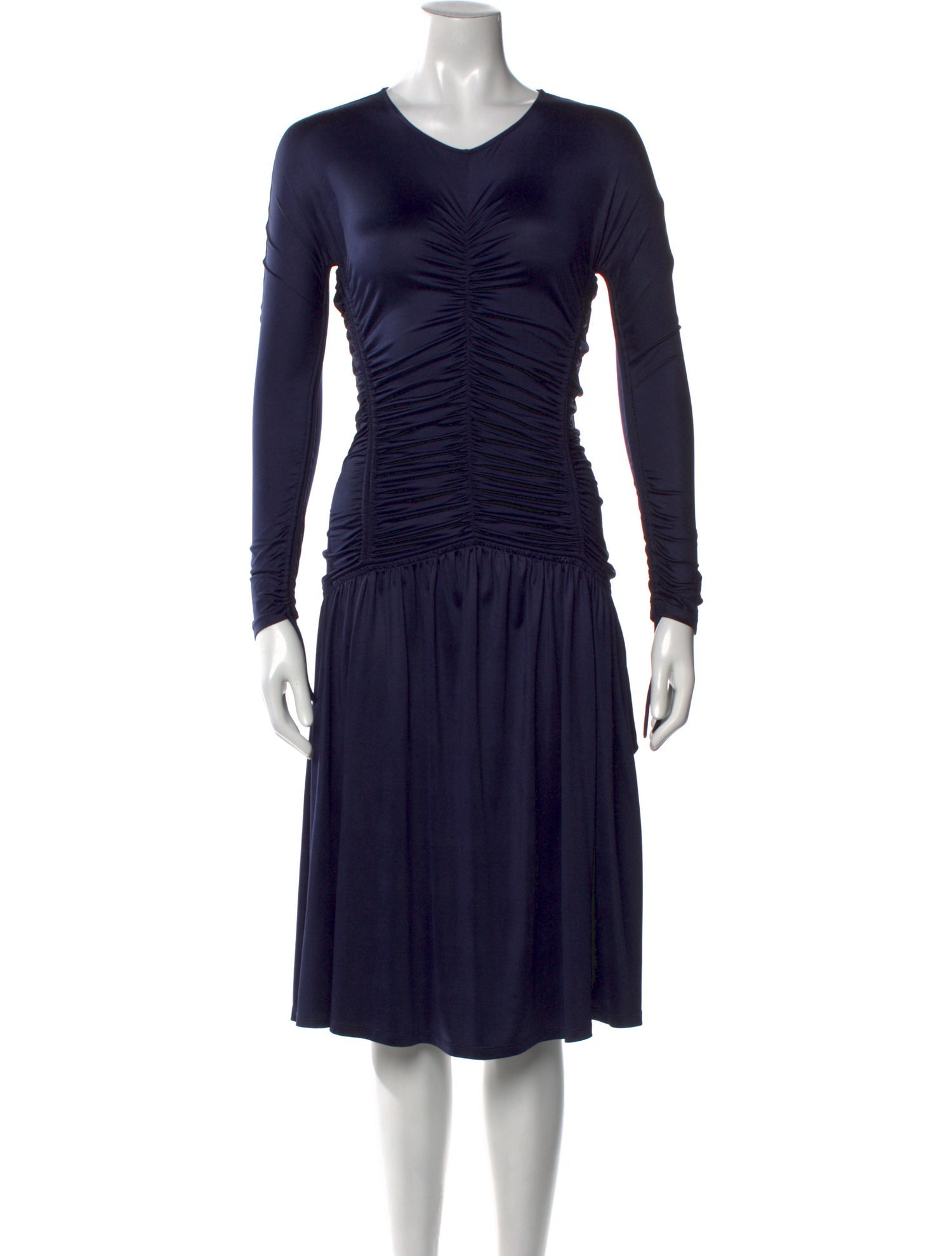 By Malene Birger Scoop Neck Knee-Length Dress