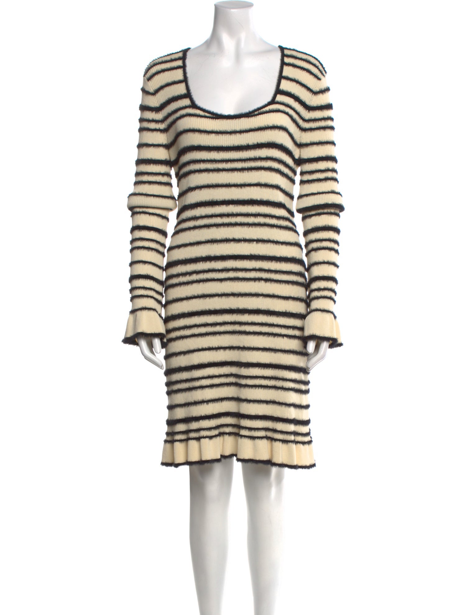 By Malene Birger Striped Knee-Length Dress