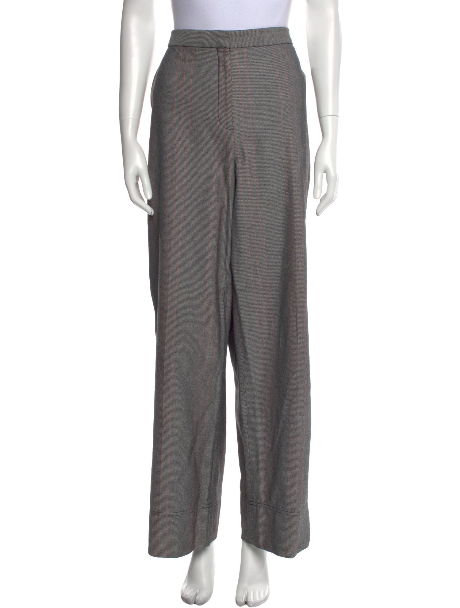 By Malene Birger Striped Wide Leg Pants