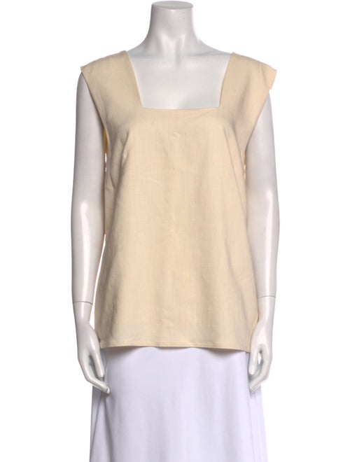 By Malene Birger Square Neckline Sleeveless Blouse