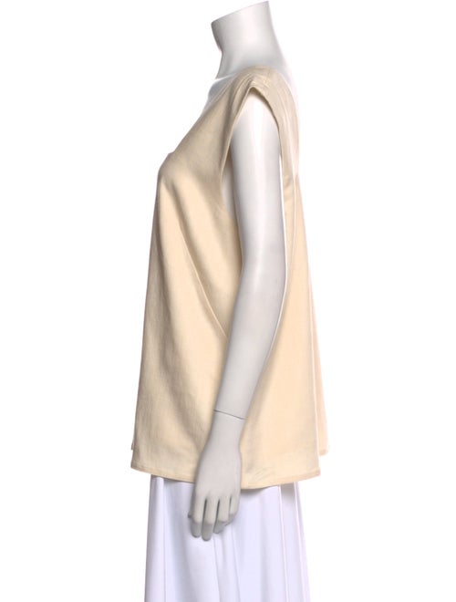 By Malene Birger Square Neckline Sleeveless Blouse