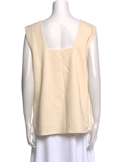 By Malene Birger Square Neckline Sleeveless Blouse