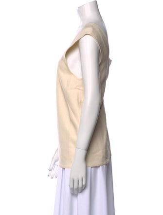 By Malene Birger Silk Square Neckline Top