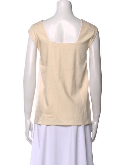 By Malene Birger Silk Square Neckline Top