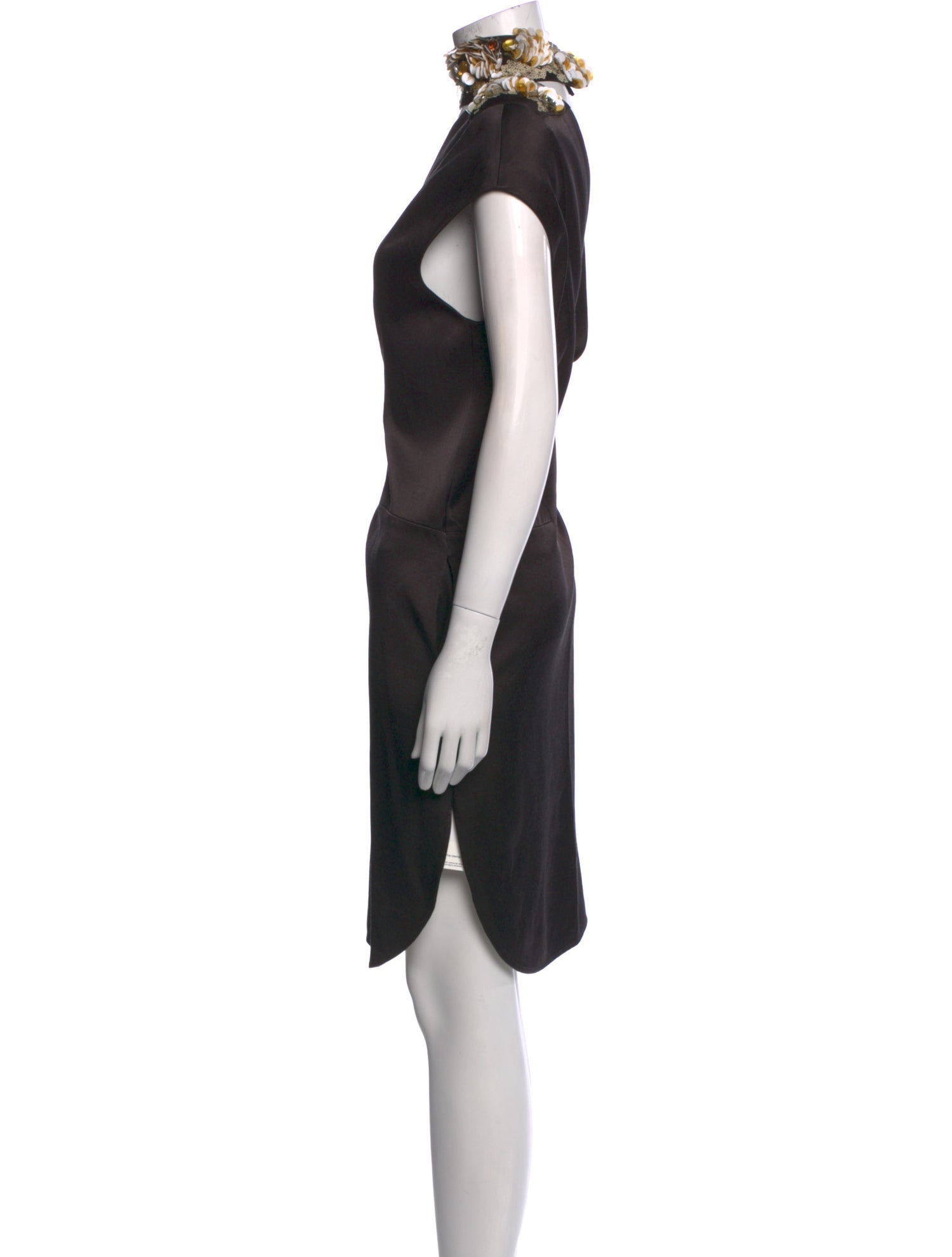 By Malene Birger Mock Neck Knee-Length Dress