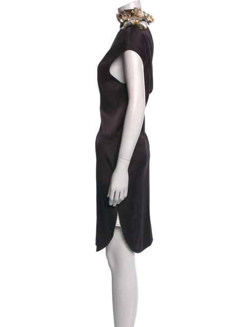 By Malene Birger Mock Neck Knee-Length Dress