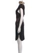 By Malene Birger Mock Neck Knee-Length Dress