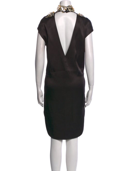 By Malene Birger Mock Neck Knee-Length Dress