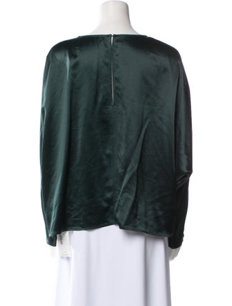 By Malene Birger Bateau Neckline Long Sleeve Blouse