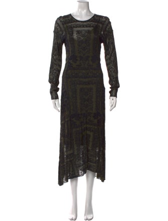 By Malene Birger Printed Long Dress