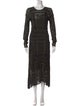 By Malene Birger Printed Long Dress