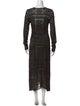 By Malene Birger Printed Long Dress